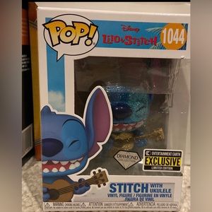 Stitch with Ukulele Diamond Collection Funko Pop